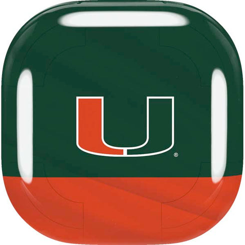 University of Miami Hurricanes Flag Galaxy Buds Live Skin